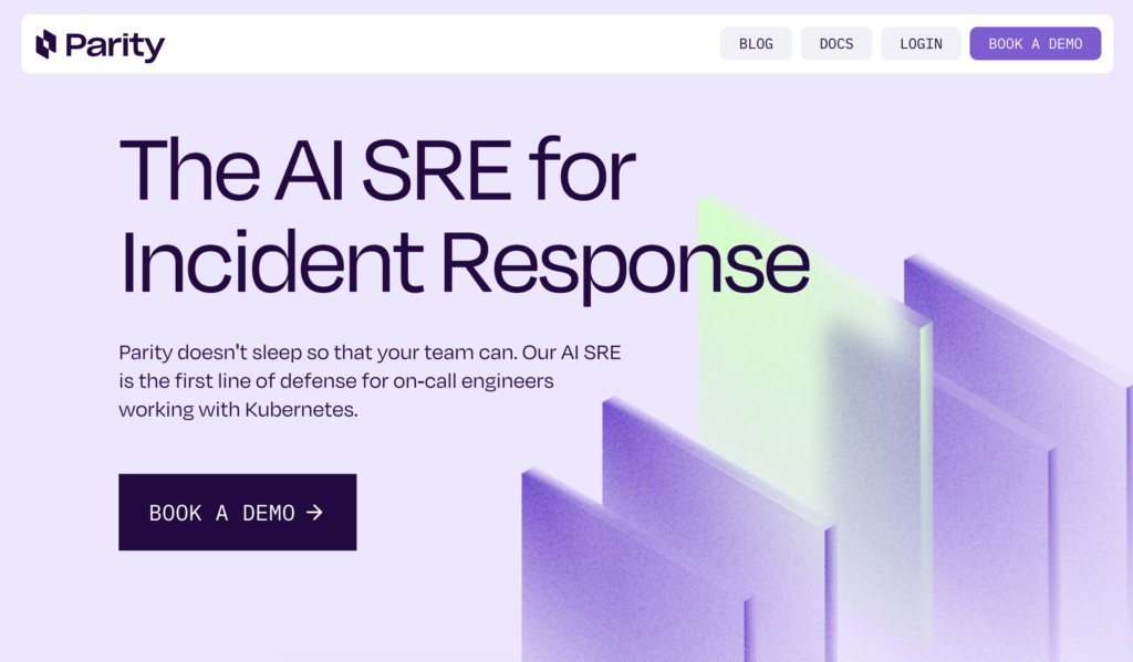 Parity - AI-driven Site Reliability Engineering (SRE) tool designed to enhance incident response processes